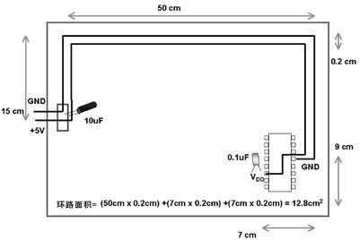 PCB布線設計－仿照100UF 25V和數字布線的異同