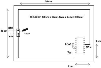 PCB布線設計－仿照100UF 25V和數字布線的異同