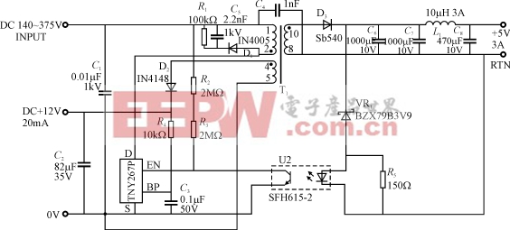 TinySwitch Ⅱ及其在東莞電解電容待機電源中的應用